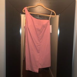 NWT’s Zara Asymmetric Pink Dress Size Medium